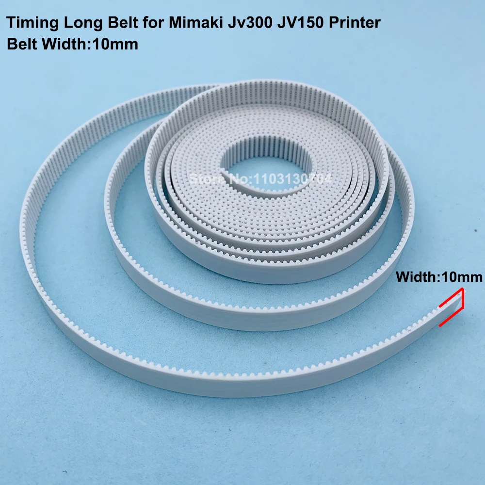 1PC Mimaki JV300 JV150 Carriage Long Belt Y Drive Belt For Mimaki CJV300 CJV150 Eco Solvent Printer Trolley Timing Belt 10mm