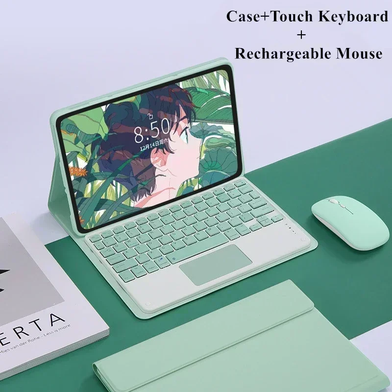Tablets Keyboard Case for Lenovo Tab M10 Plus 3rd Xiaoxin Pad 10.6 Inch TB128FU TB128XU TB125FU Keyboard Cover Funda