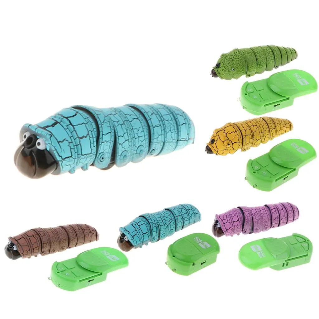 4 Inch Infrared Remote Control Realistic Caterpillar Halloween Trick