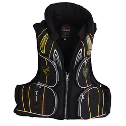 ZYZHE Men Rock Fishing Jacket Multi-function Buoyancy Vest Buoyancy Greater than 7.5kg Outdoors Sports Boating Fishing Clothes