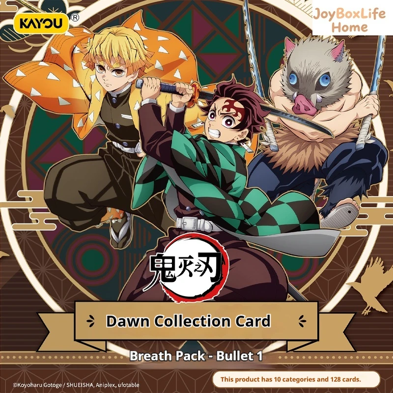 KAYOU Demon Slayer Kimetsu No Yaiba Trading Cards Genuine Dawn Collection Breath Pack UR Collectible Cards Anime Peripherals