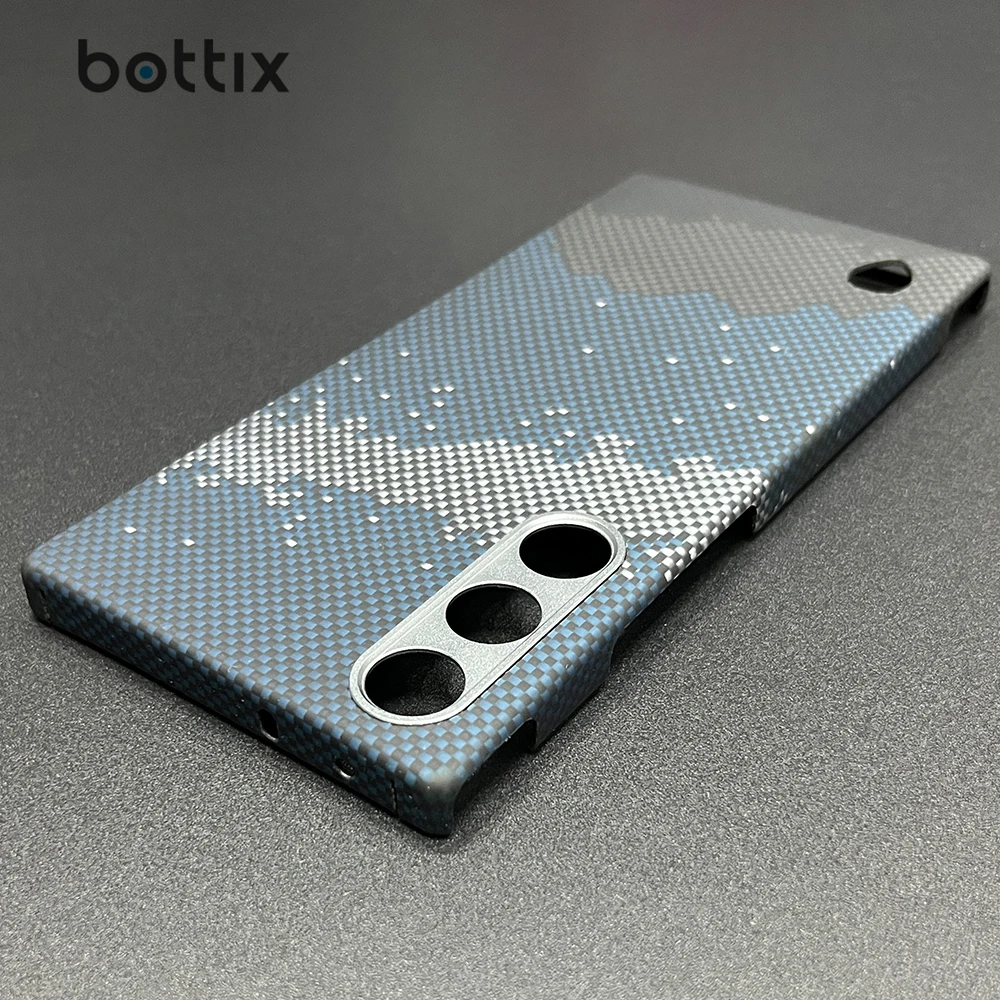 

bottix Colorful Carbon Fiber Case for ZTE nubia RedMagic 10 Air Magnetic Cover Anti-Fingerprint Hard Aramid Shockproof Back