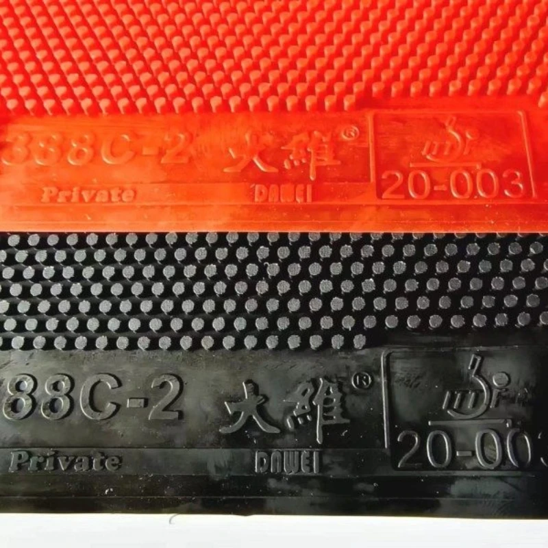 New SAVIGA 388C-2 Hardened Fully Cured Table Tennis Rubber OX Medium Pips Ping Pong Rubber Pips Height: 2.1mm Diameter: 2.0mm
