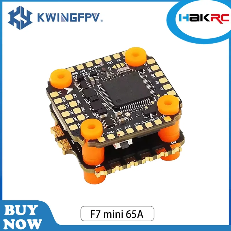 F7 Flight Controller Mini 65A 4in1 ESC DShot150/300/600/1200 PWM for RC FPV Racing Drone