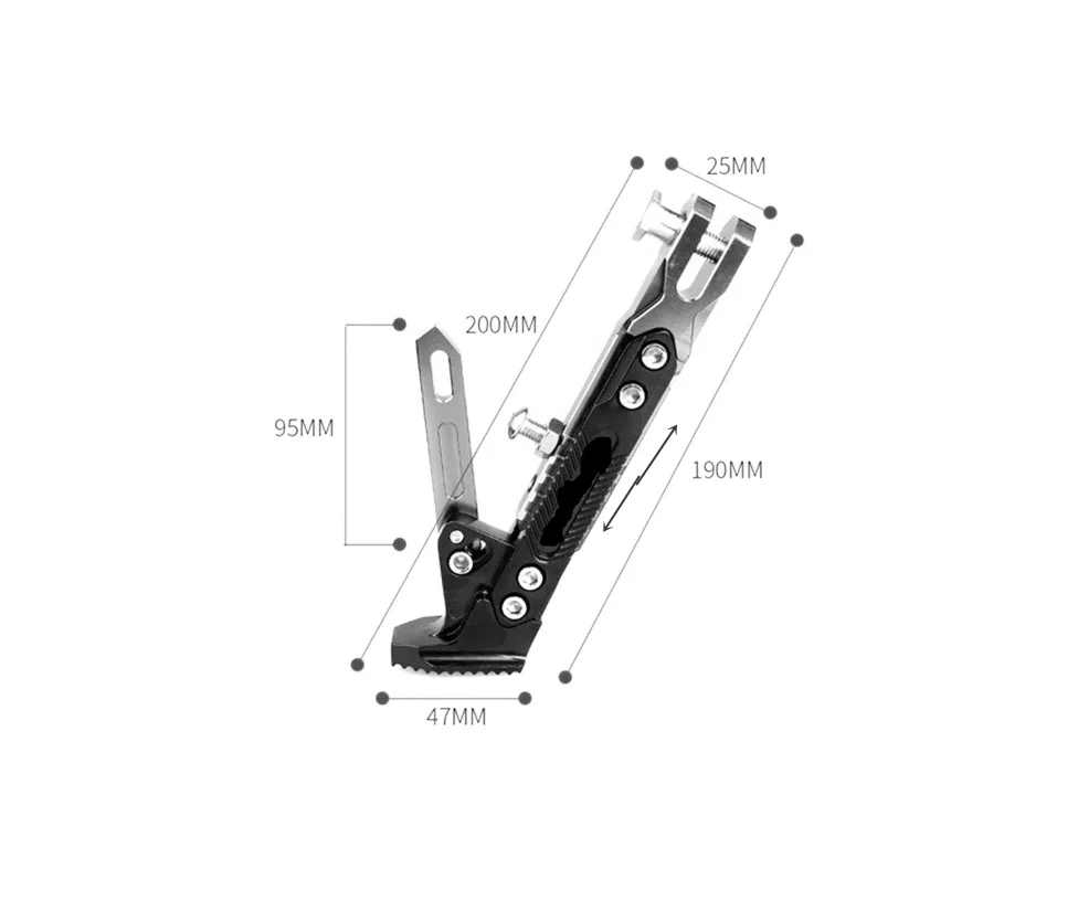 Universal Motorcycle parking tripod adjustable side frame for YAMAHA TIGER 1050 SpoRt 1200 EXPLORER 800 XC XCX XR XRX