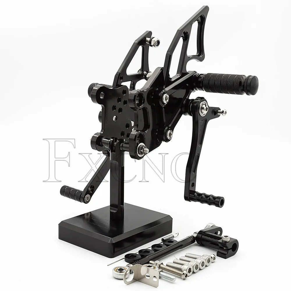 For Yamaha Yzf R3 Mt03 2014-2022 Motorcycle Rearset Footrest Footpeg Pedal Cnc Aluminum Alloy Foot Peg Rearset Rear Set