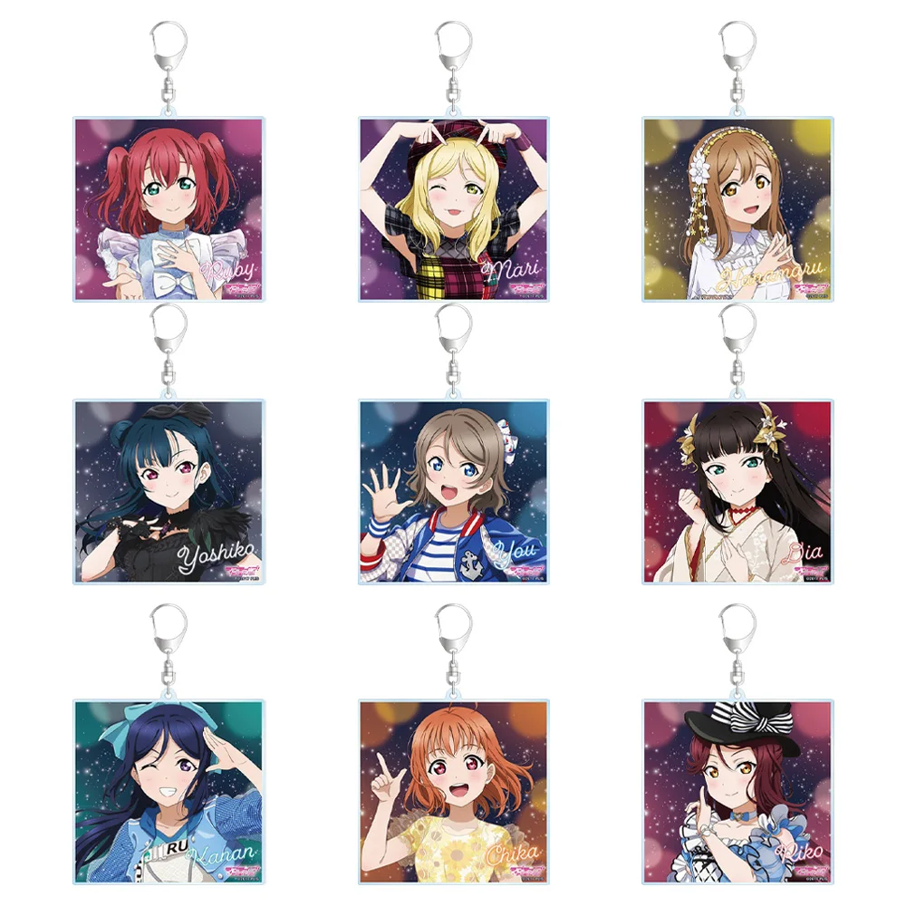 ¡Ama vive! ¡Sol! !Mari Ohara Ruby Kurosawa Mari Ohara Yoshiko Tsushima You Watanabe 3.o Concierto en solitario Ver llavero acrílico