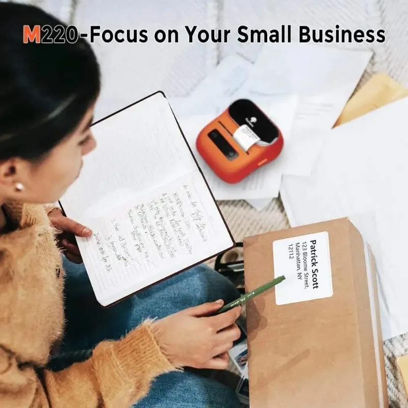 M220 طابعة لاسلكية محمولة حرارية صغيرة Impresora Portatil