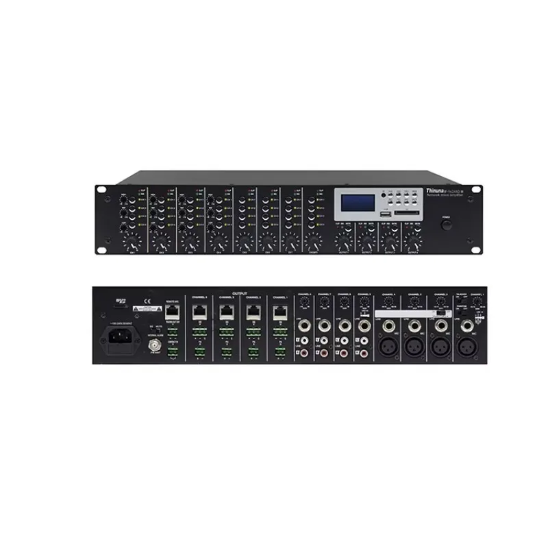 

IP-9624AD III Система IP-вещания для школ, IP-аудиосистема для больниц, 8 входов, 4 выхода, сетевой аудиомикшер SIP