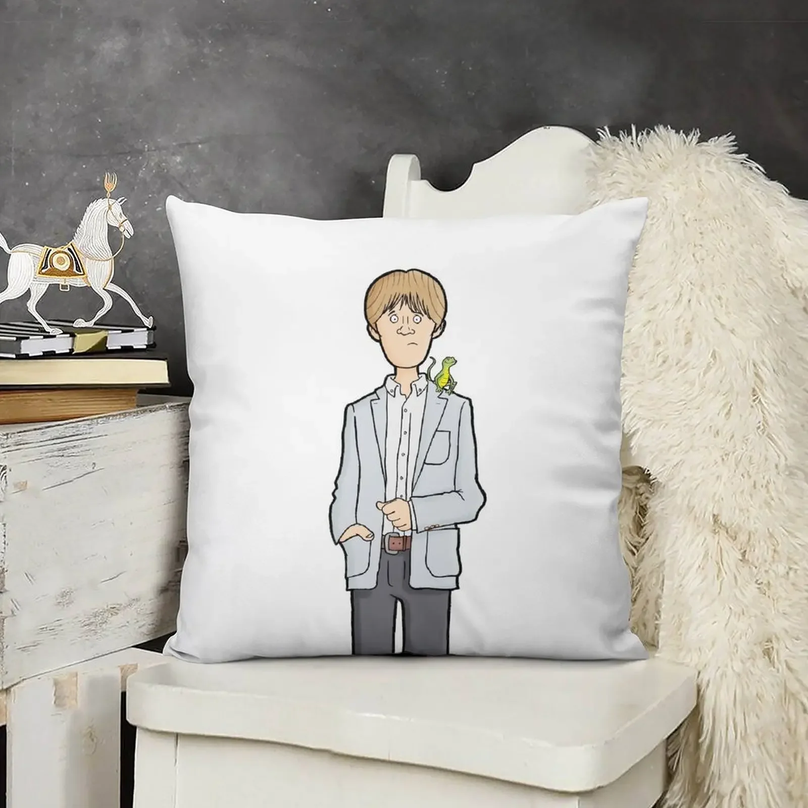 

Humphrey Goodman - Death in Paradise Throw Pillow Pillow Cover Sofa Cushion pillow