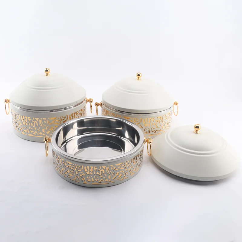 Luxury cookware set food warmer set insulated  commercial  hot food display warmer