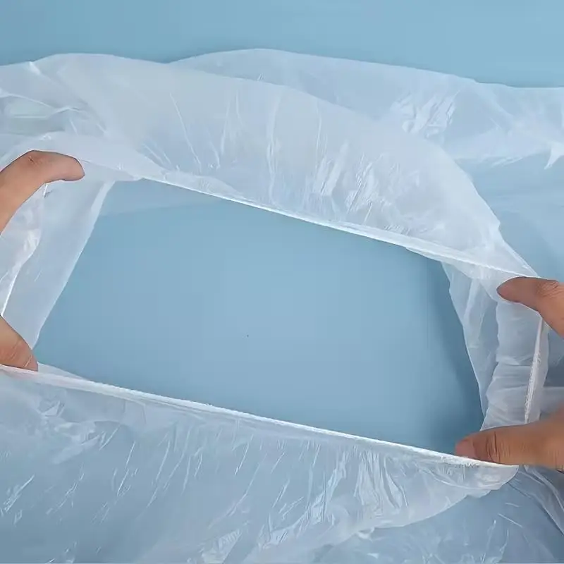 

2or6pcs Transparent Disposable Hair Dye Shawls, Oil-Coated, 100x100cm, Salon-Quality Coloring Wrap