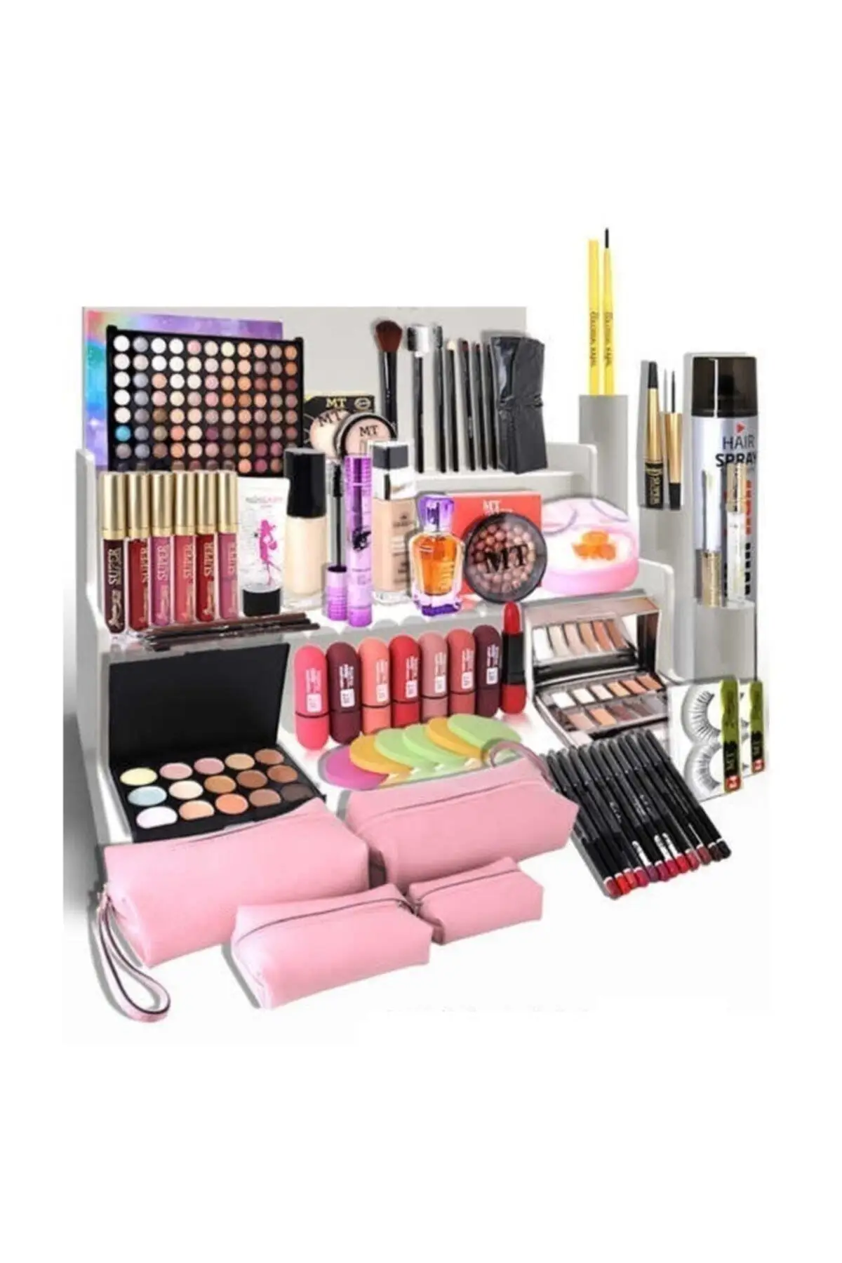 Bridal Dowry Makeup Set 62 Pieces Makeup Set Suitable For White Skin Skin Cosmetics