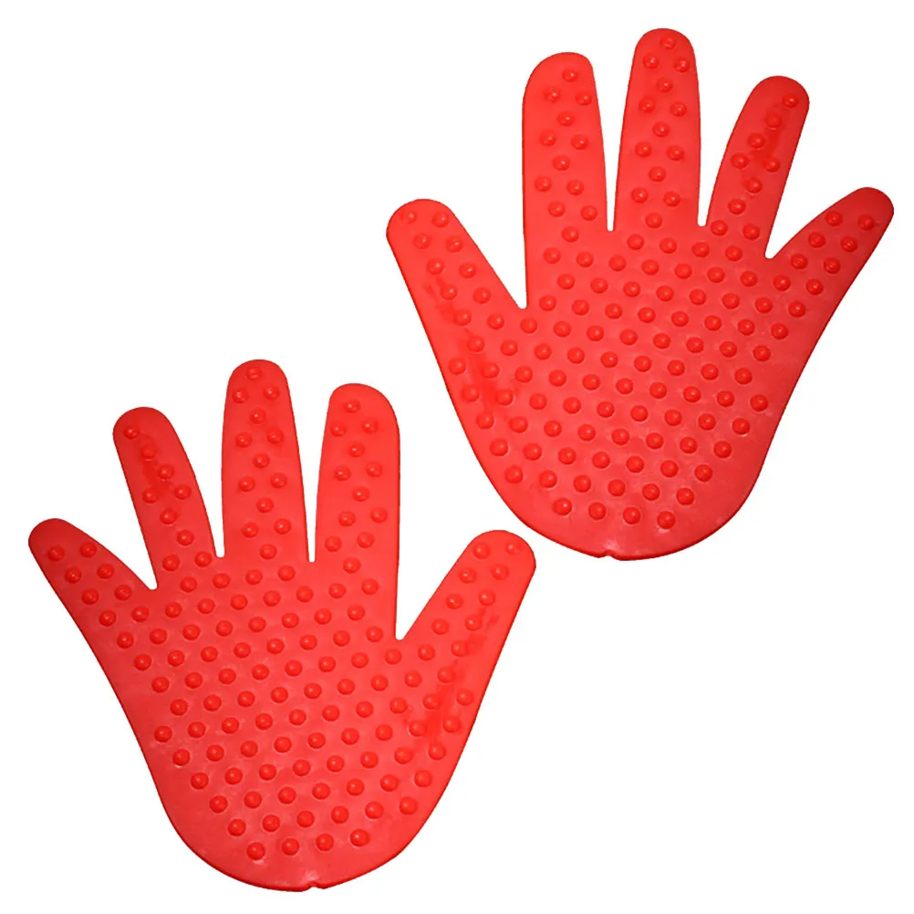 

1 Pair Brightly Colored Handprint Pacthes Fun Training Aid Educational Supplies for Kids Coordination