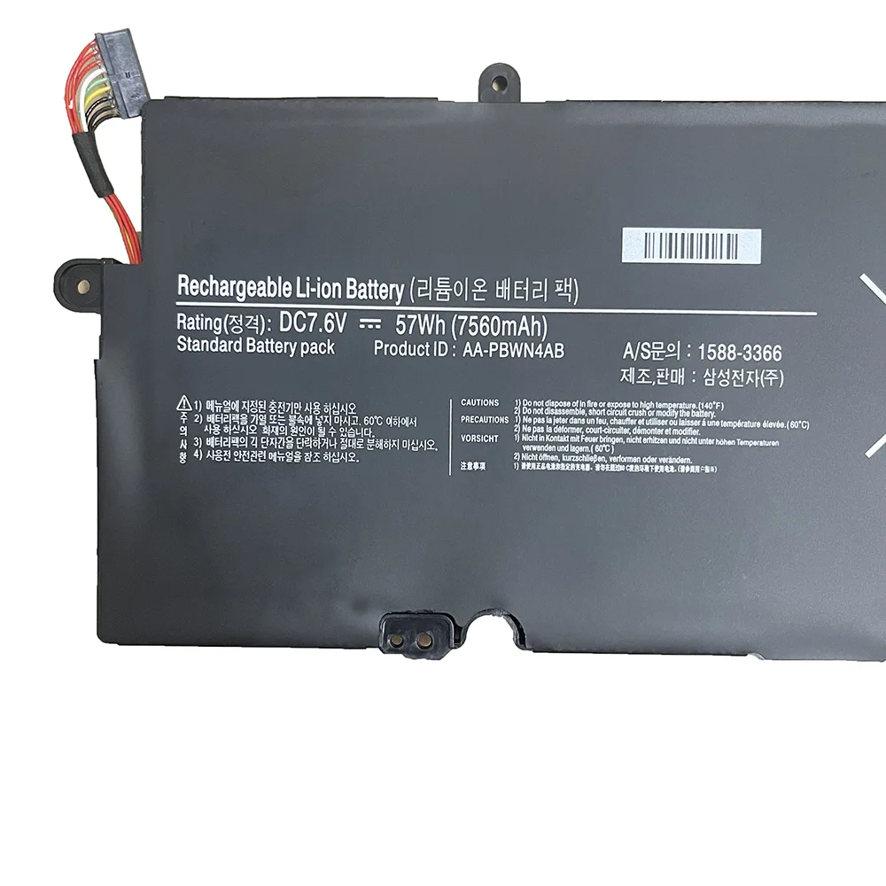 Imagem -04 - Bateria para Samsung 7.6v 57wh Np530u4e Np540u4e Np730u3e-k01nl K01pl S04de X03de Np740u3e-a01fr Aa-pbwn4ab