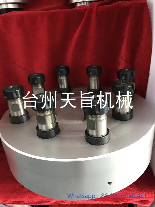 ER11ER16ER20 two-axis adjustable multi-axis pneumatic drilling t-apping power head adjustable fixed