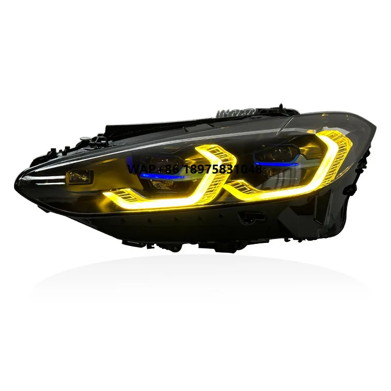 Dual-Color Modified LED Headlight Assembly for 4 Series G22 G23 G26 G80 G82 M3 M4 White Yellow DRL Switch 6000k New