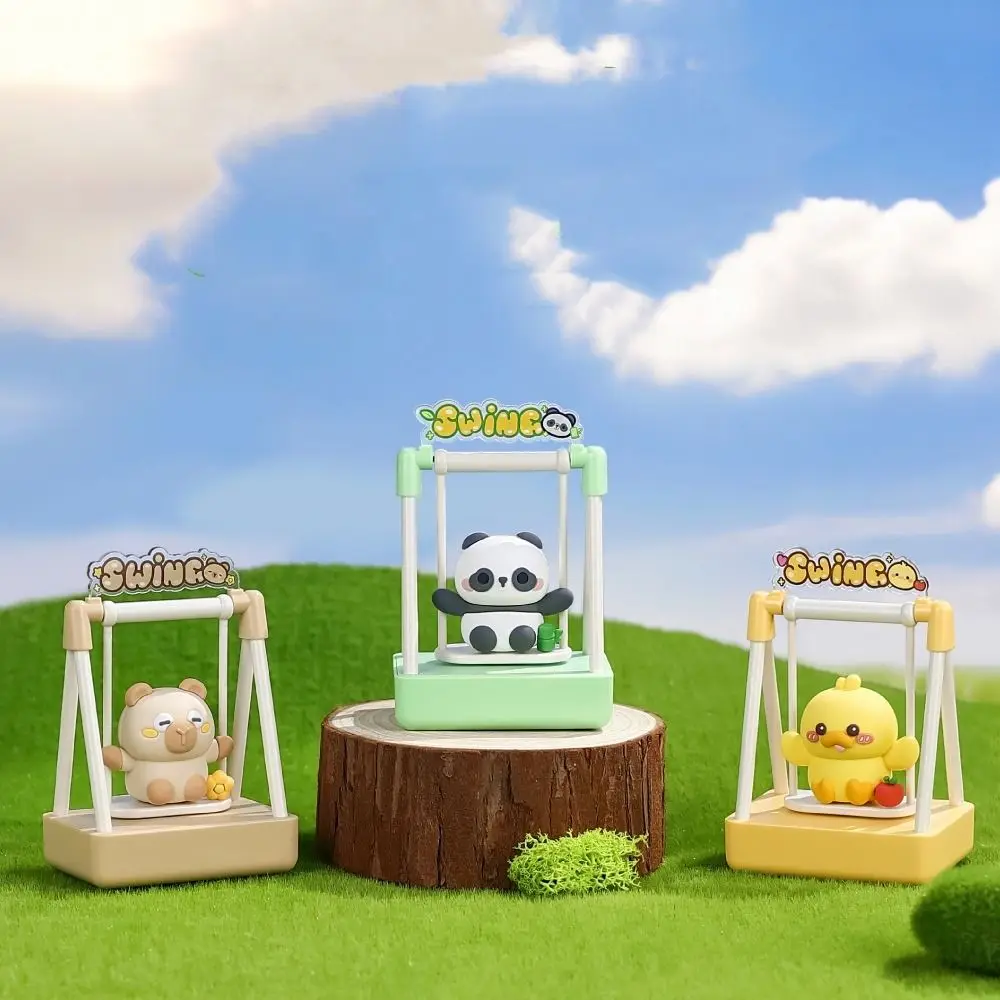 

Automatic Swing Animal Toy Interactive Toy Panda Duck Tabletop Swing Ornament Cartoon Electric Capybara Figurine Birthday Gift