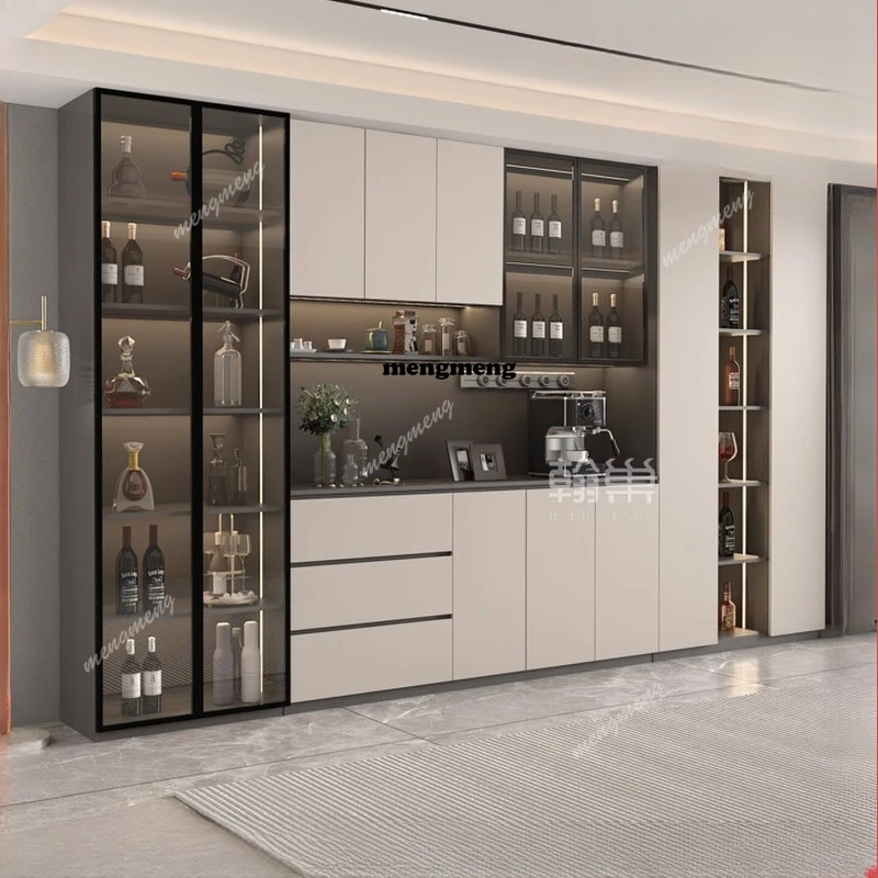 

Cocktail Bar Furniture For Wine Bottles Locker Glass Cabinet On The Wall Cabinets For Living Room Whiskey Accessories Sideboards