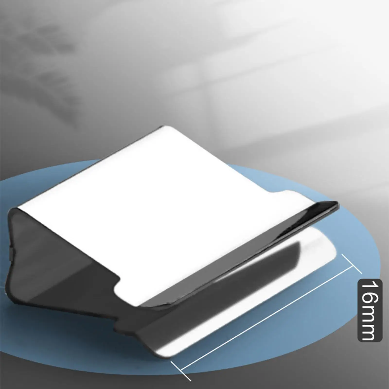 Clip de papel de mano, práctico encuadernación, portátil, multiusos, reutilizable para dormitorio, clips negros