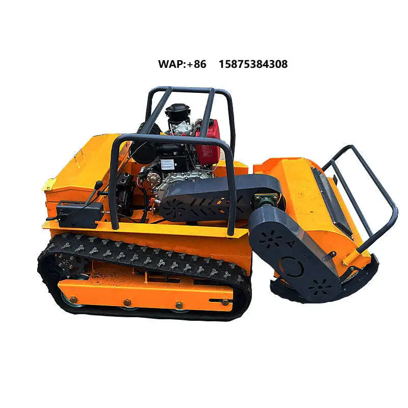 Wireless remote control large and agricultural lawn mower multifunctional, efficient and low price