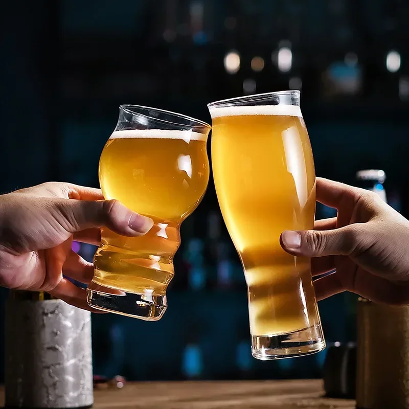 Creative Home Cup, Beer Mug, Bar Pint, Tulip IPA Wheat Wine Glass, Large Capacity Goblet, Tequila Drinking Glasses, Creative
