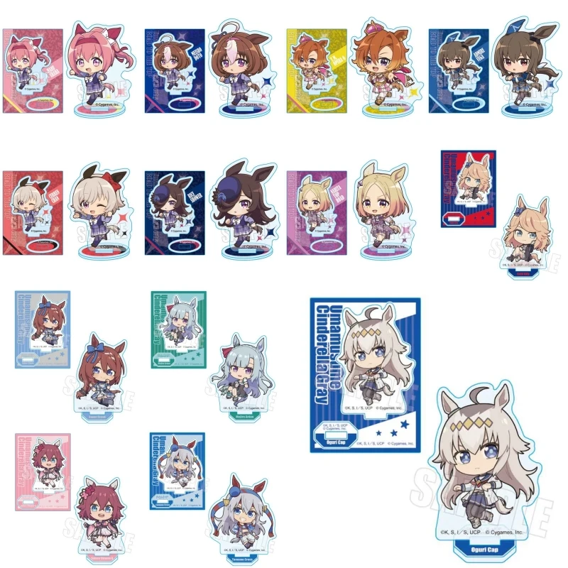 New version Uma Musume Pretty Derby Acrylic figure Stand Plate Cosplay Prop Decor Cartoons present Christmas Gifts
