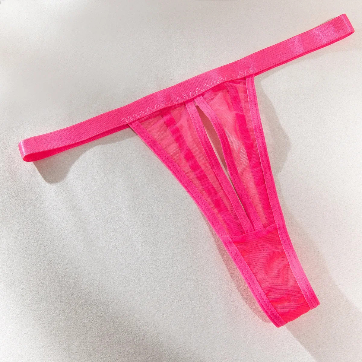 여성용 섹시한 할로우 아웃 백 란제리 세트, 스위트 심플한 원근법, 멀티 피스 속옷, 솔리드 섹시 포르노 의상