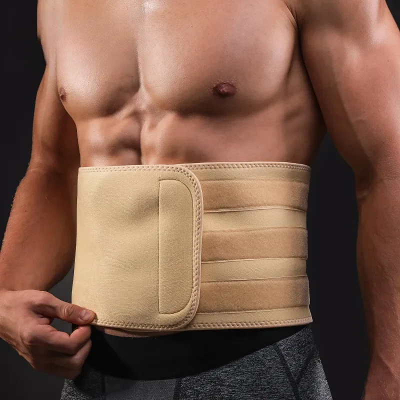 Neoprene Waist Trimmer Belt for Men Women - Waist Trainer Sweat Belt for Weight Loss & Fat Burn, Adjustable Slimming Corset for