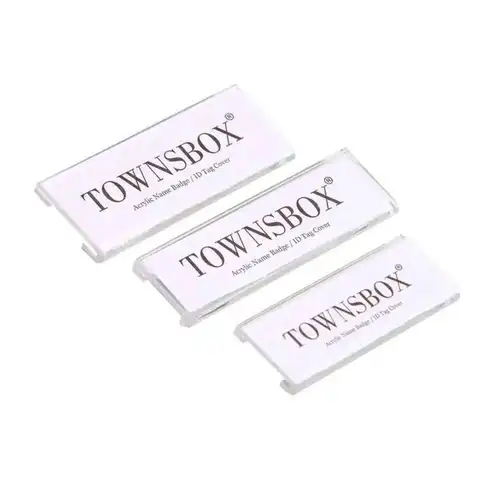 Pin de identificación, nombre del empleado, tarjetero acrílico, soporte magnético para etiquetas de insignia, sujetadores magnéticos de seguridad, Clip para etiqueta de identificación, soporte para etiquetas