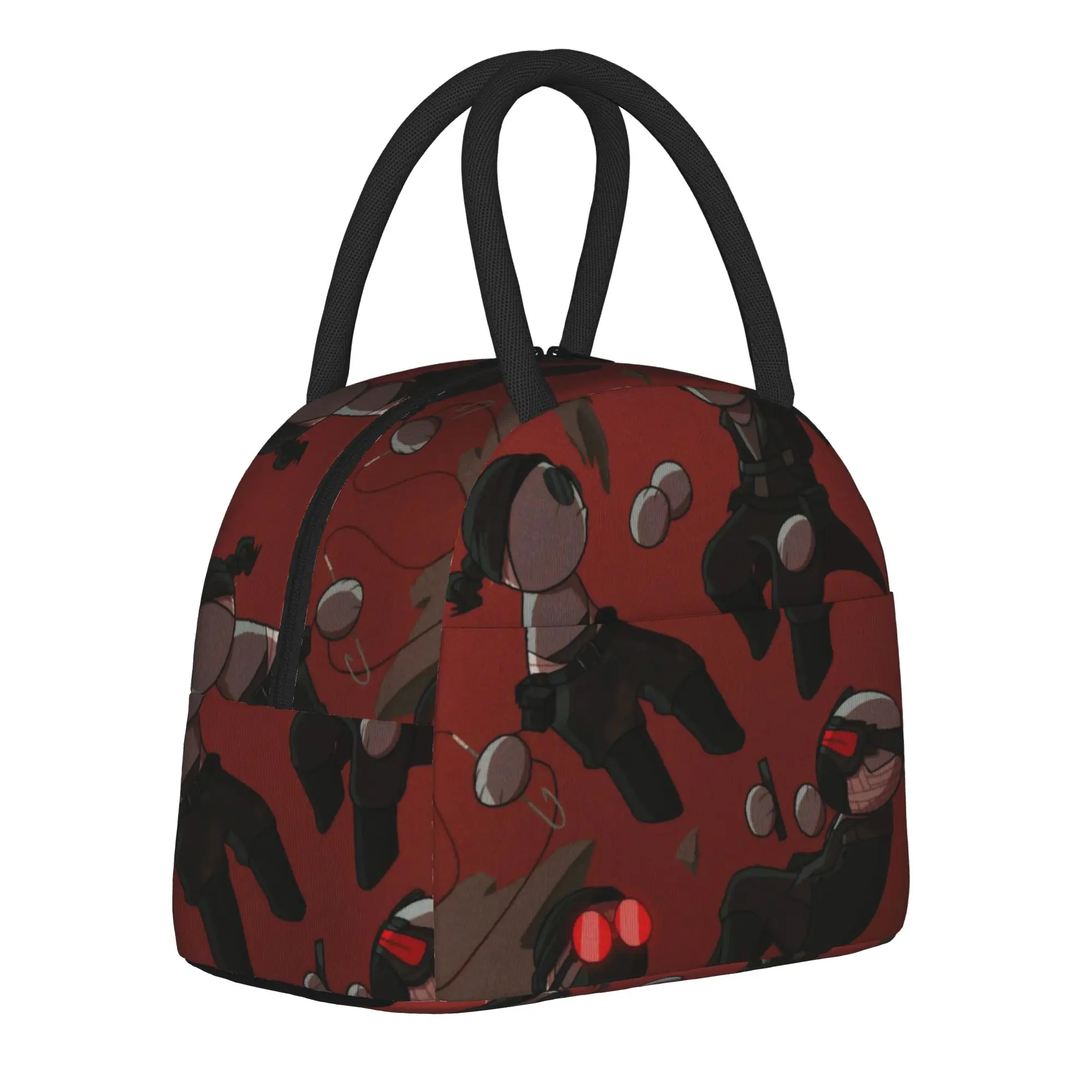 MADNESS COMBAT Hank Merch Insulated Lunch Bag For Outdoor Food Container Reusable Thermal Cooler Lunch Boxes
