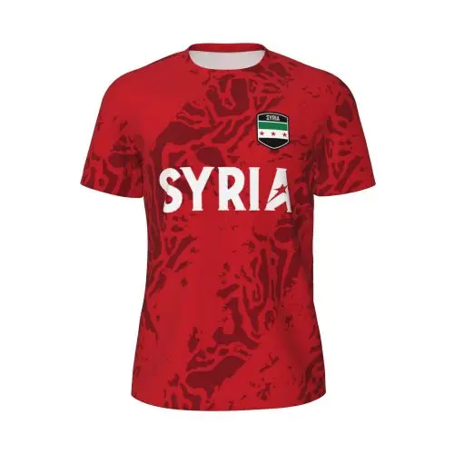 

New Syria 1932-1958 3D Printing Flag Mesh T-shirts Men Women Clothing Sports Breathable For Running Bike Tennis Fitness T shirt