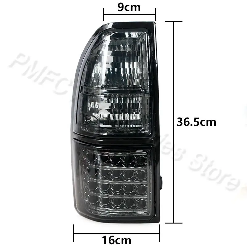 PMFC For Toyota Prado Land Cruiser 90 1997 1998 1999 2000 2001 2002 LED Tail Light Rear Turn Signal Warning Brake Stop Fog Lamp view 2