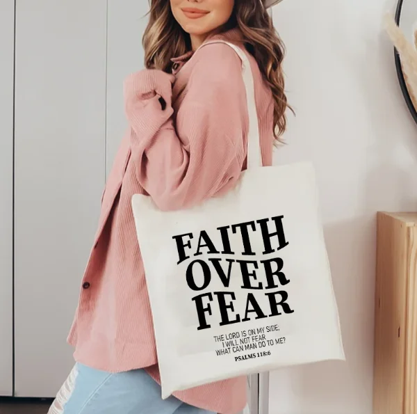 

Холщовые сумки большой емкости, сумка с Библией, сумка с принтом Иисуса, черепа на плечо, женская повседневная христианская сумка для покупок, повседневные подарки