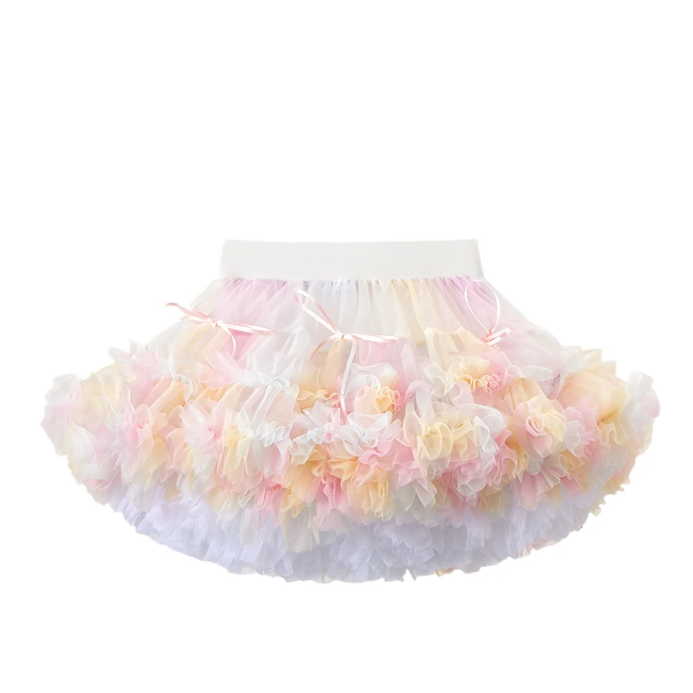 New Girls Tulle Star Skirt Baby Girl Clothes Tutu Pettiskirt Skirt Girl Clothes Princess Skirts Skirt for Girls Clothing B549