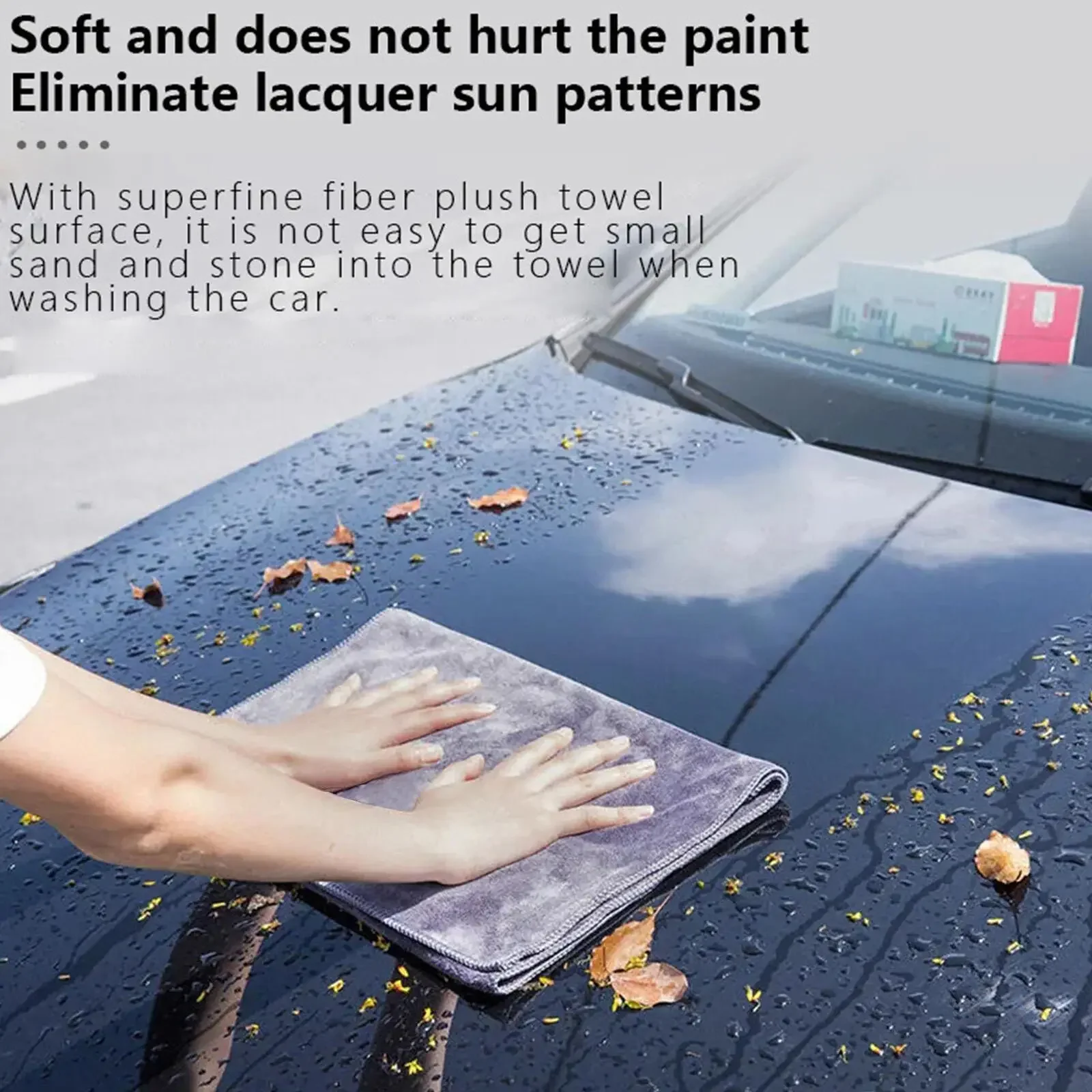 1/10 Pcs Car Wash High End Microfiber Towel Car Cleaning Drying Cloth Car Care Cloth Detailing High Water Absorption Wash Towel