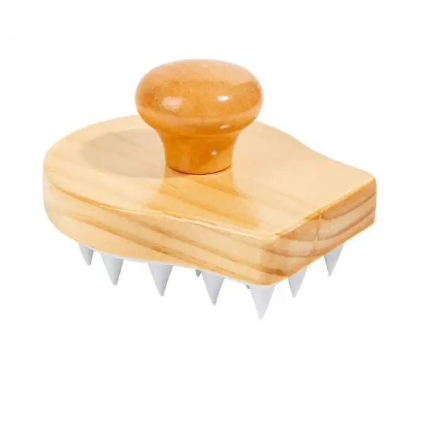 Scalp Massager Brush for Hair Washing Silicone Bristle Head Massage Wet Dry Hair Scrubber Shower Scalp Care Tool