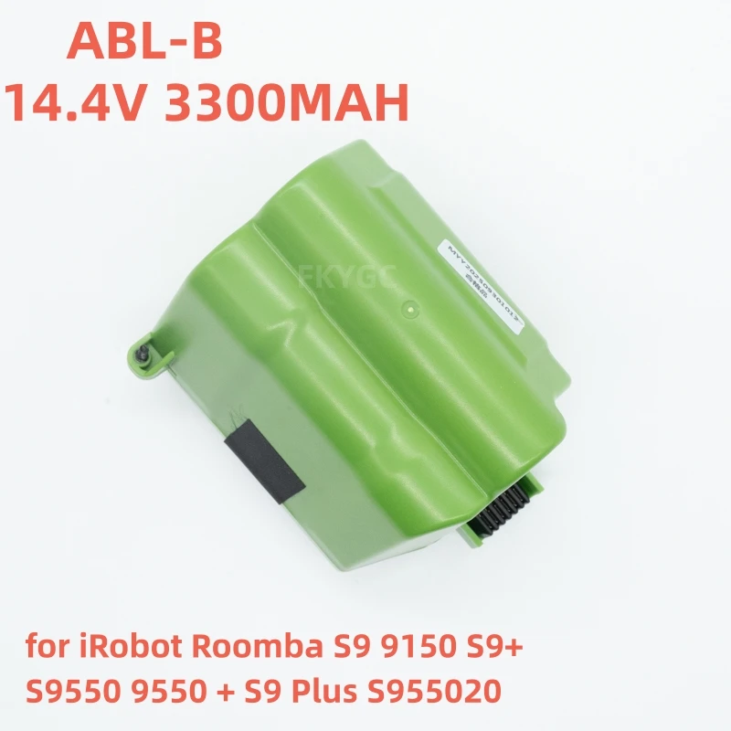 New ABL-B 14.4V 3300MAH Floor Sweeper Battery for iRobot Roomba S9 9150 S9+ S9550 9550 + S9 Plus S955020