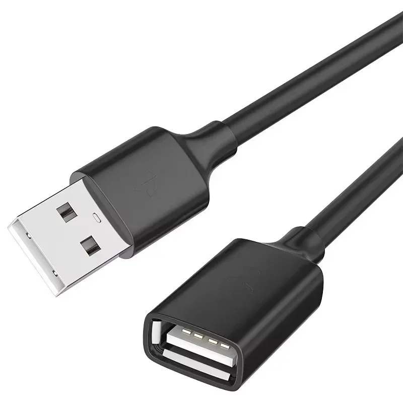 USB-Verlängerungskabel, USB 2.0-Verlängerungskabel, Stecker auf Buchse, Datenkabel, geeignet für PC, TV, USB, mobiles Festplattenkabel