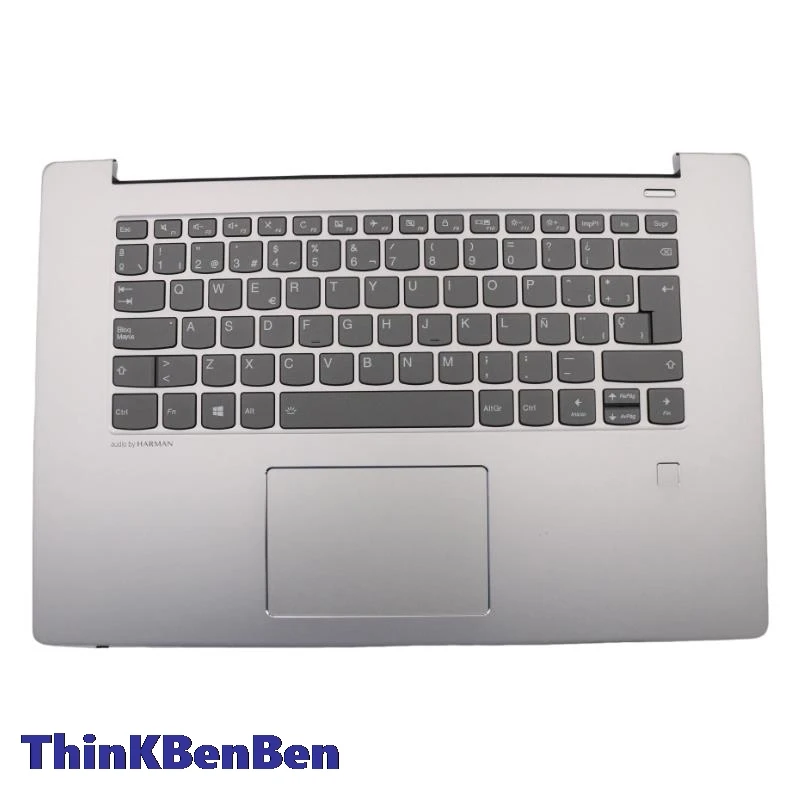 Funda superior para teclado español Platinum Grey, carcasa de reposamanos para Lenovo Ideapad 530S 15 15IKB 5CB0R12227