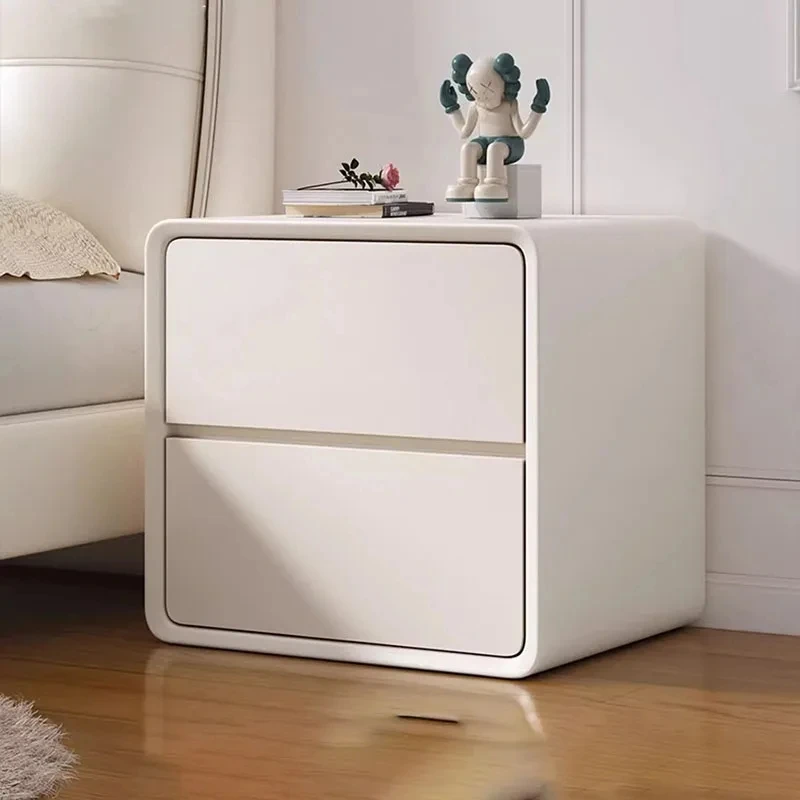 

White Modern Night Table Bedroom Minimalist Nordic Nightstand Luxury Mesitas De Noche Para El Dormitorio Bedroom Furniture