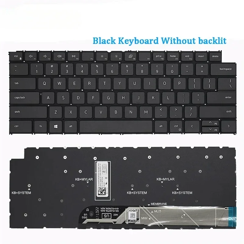 FORNew Original laptop keyboard for Dell Inspiron 5310 5410 5415 5418 5320 7415 7425 p144g p147g vostro14pro latitude 3420