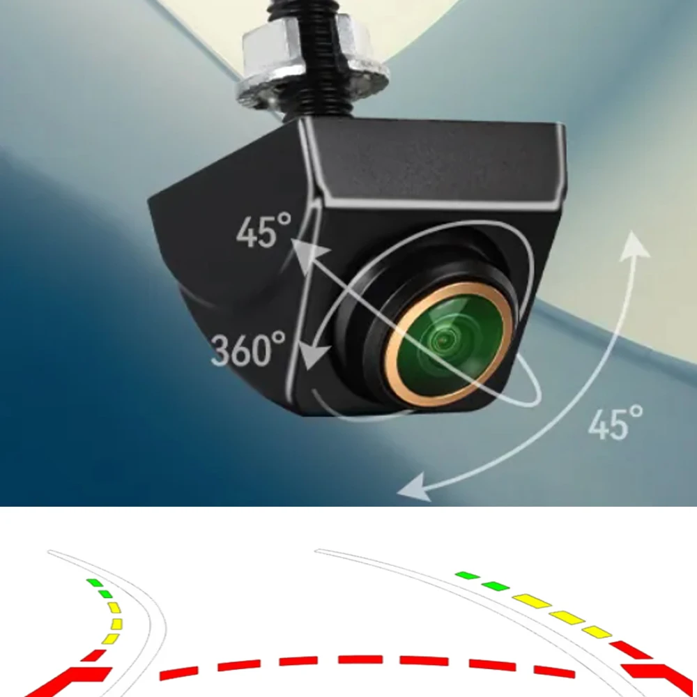 

CVBS CCD Parking Car Rear View Camera 170° Fisheye Golden Lens for Focus Toyota Kia BMW