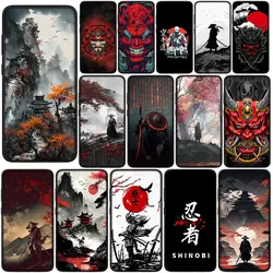 Japan Samurai Skeleton Skull  Ninja Bushido for Motorola Moto E32 G30 G50 G60 G40 G51 G52 G41 G42 G22 G71 E7 G100 Phone Case