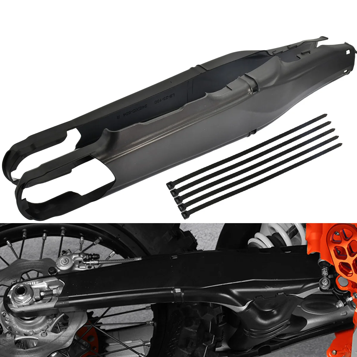 

Motorcycle Swingarm Swing Arm Protector Cover For KTM EXC EXC-F XC-W XCW-F 150 250 300 350 450 NEW 2024 Enduro Dirt Pit Bike