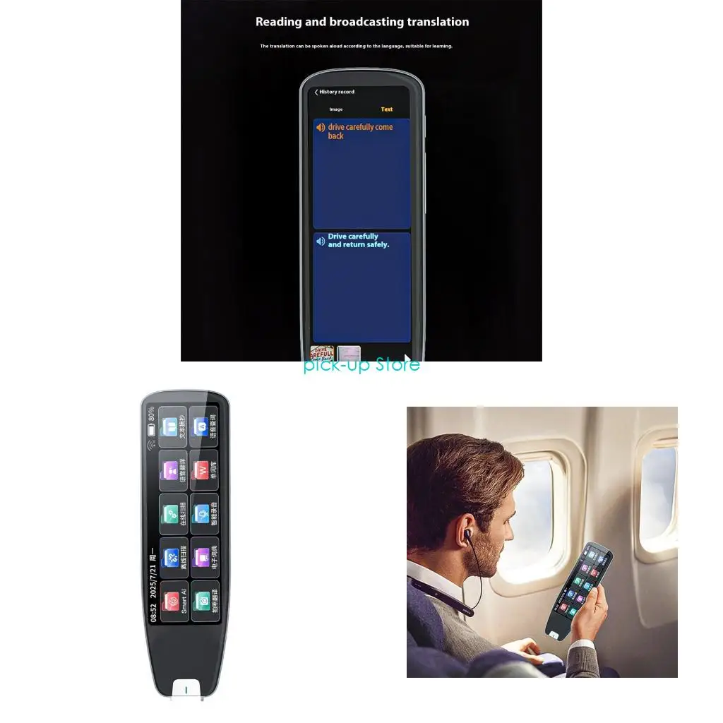 

Q5WA Small 4.58 Unit Translation Equipment Highlighting 8MP Lens and 13 Local Language Capabilities