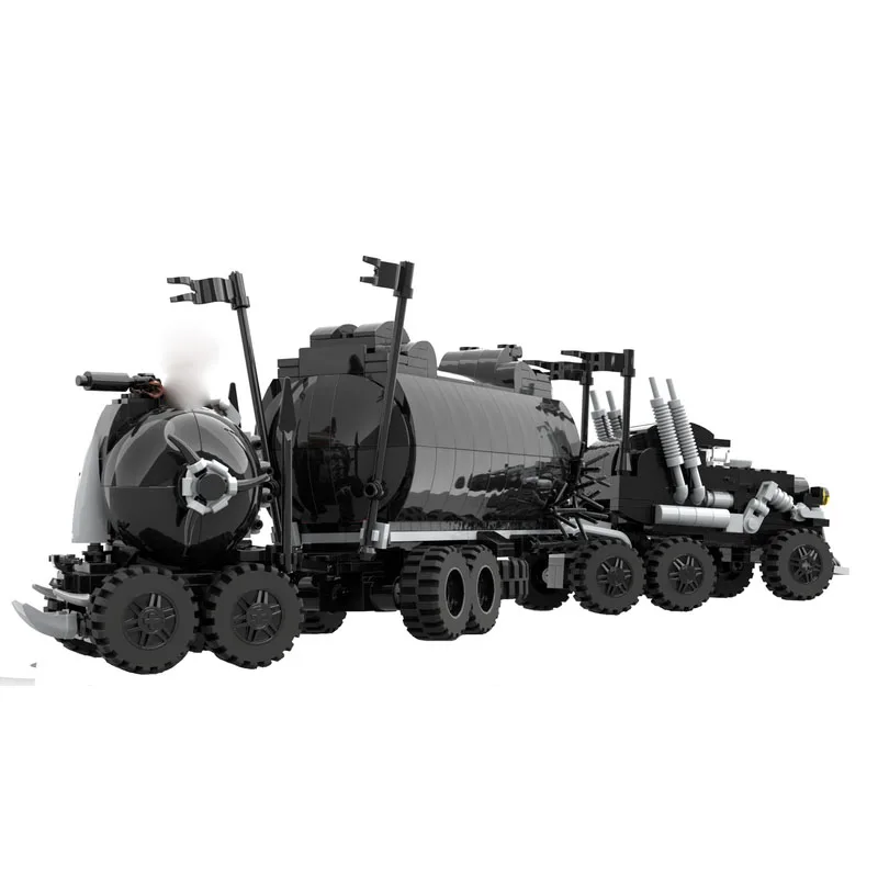 MOC-157999 نموذج مكعبات بناء شاحنة معدات الحرب، 694 قطعة، لعبة مكعبات بناء عيد الميلاد للأولاد والأطفال #1