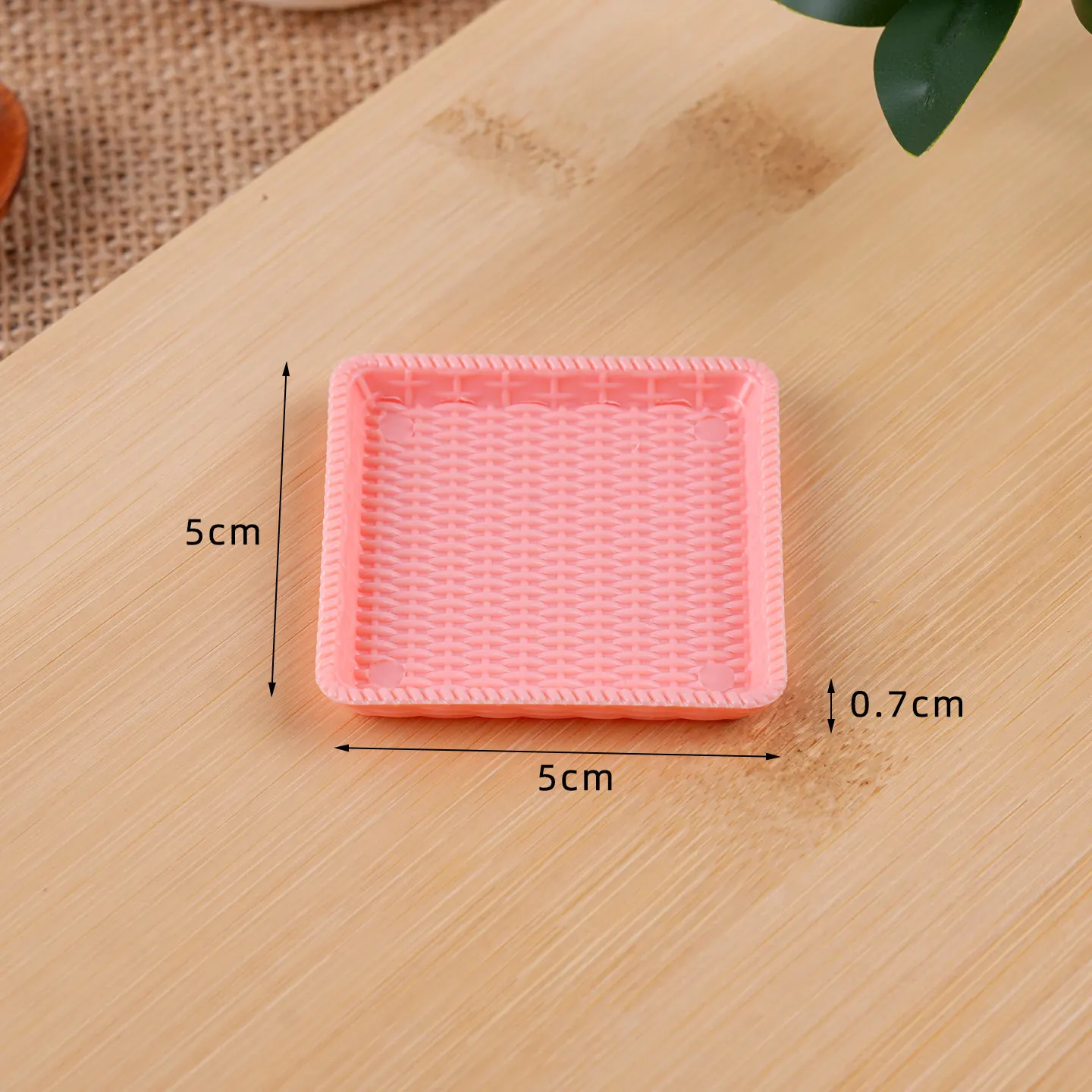 Mini Mand Groentemand Rekwisieten Poppenhuis Supermarkt Scène Eten Speelgoed Miniaturen Simulatie Huisdecoratie Decoratie 20st/lot