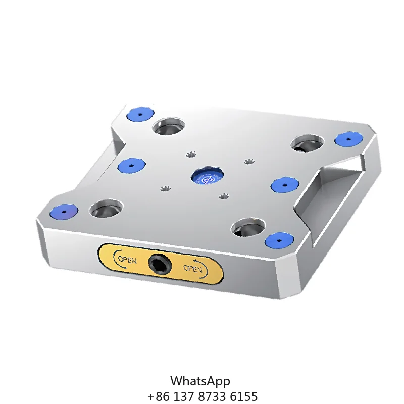 ZPP Quick-Change CNC Base Plate For 5 Axis Vices, Clamping & Fixture Applications