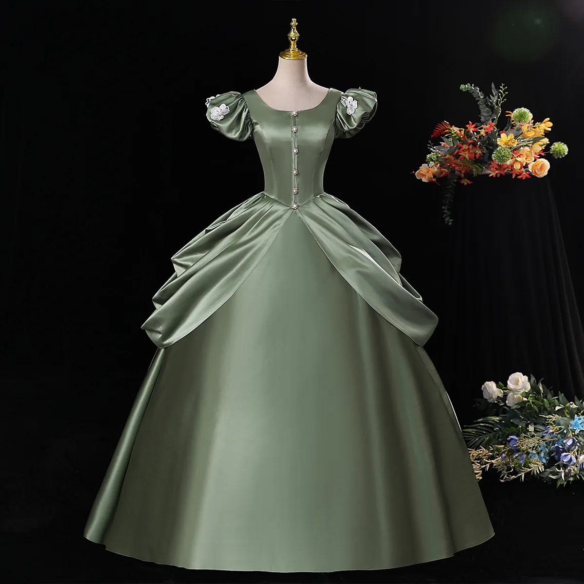 신데렐라 동화 드라마 드라마 졸업식 호스트 의상 생일 파티 드레스 여왕 코트 드레스 Vestidos De Graduación